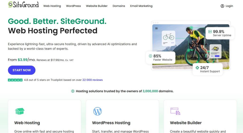 TOP 7 Web Hosting & Domain Services 